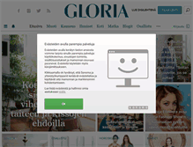 Tablet Screenshot of gloria.fi